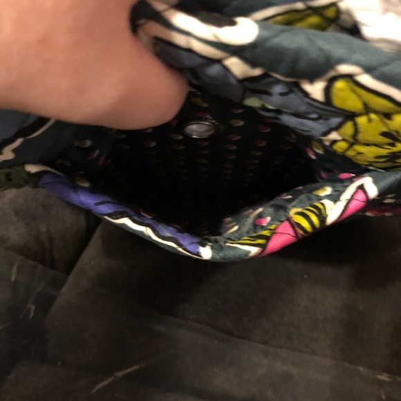 Vera Bradley Triple Zip Hipster Falling Flowers - Picture 3 of 5